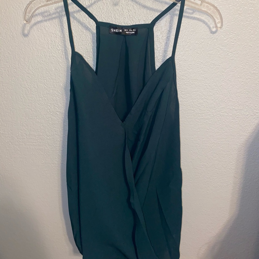 BRAND NEW green SHEIN blouse